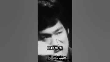 “Unlock Success With Laser Like Focus - Bruce lee Wisdom”