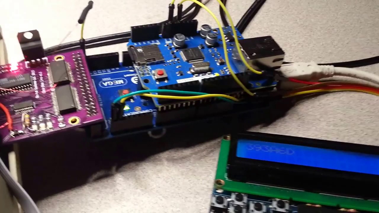 Tandy Color Computer to Arduino bus interface - YouTube