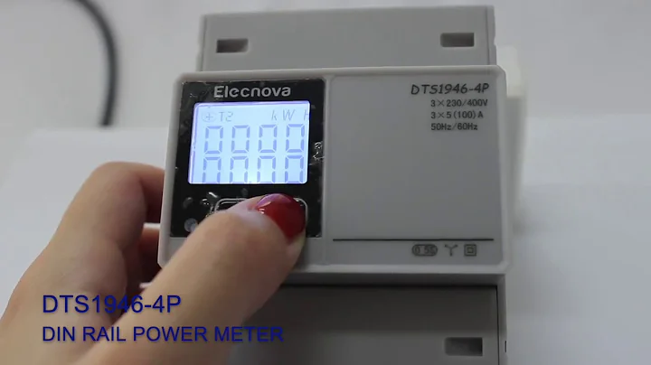 DTS1946-4P MID 3Phase Din Rail Power Meter Use Guide ELECNOVA/SFERE ELECTRIC