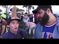 Antitrump protester compilation  immigration  fleccas talks