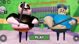 NEW UPDATE | KUNG FU PANDA BARRY'S PRISON RUN OBBY |FULL GAMEPLAY |#roblox #obby