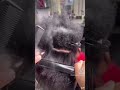 Silk press | afro hair and straightening 4c hair 😨😨