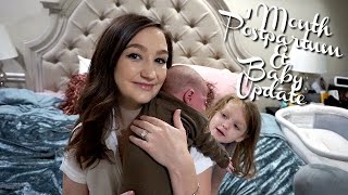 ONE MONTH BABY POSTPARTUM AND NURSING UPDATE | Mom of 3