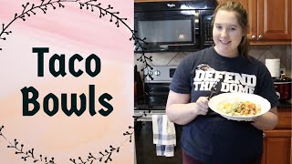This was definitely a make again meal! taco bowl recipe! ingredients:
1.5 lb 99% lean ground turkey 3/4 cup water 6 tsp low sodium seasoning
cups be...