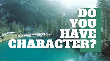 Building Character And Living With Integrity