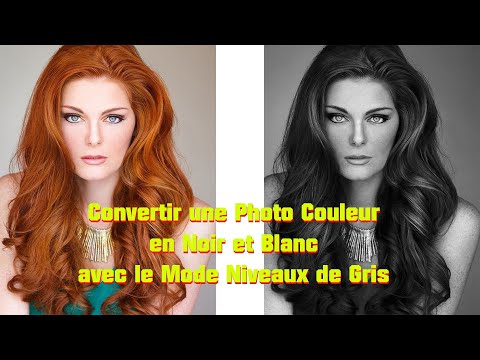 Vidéo: Comment Convertir Une Photo Couleur En Noir Et Blanc