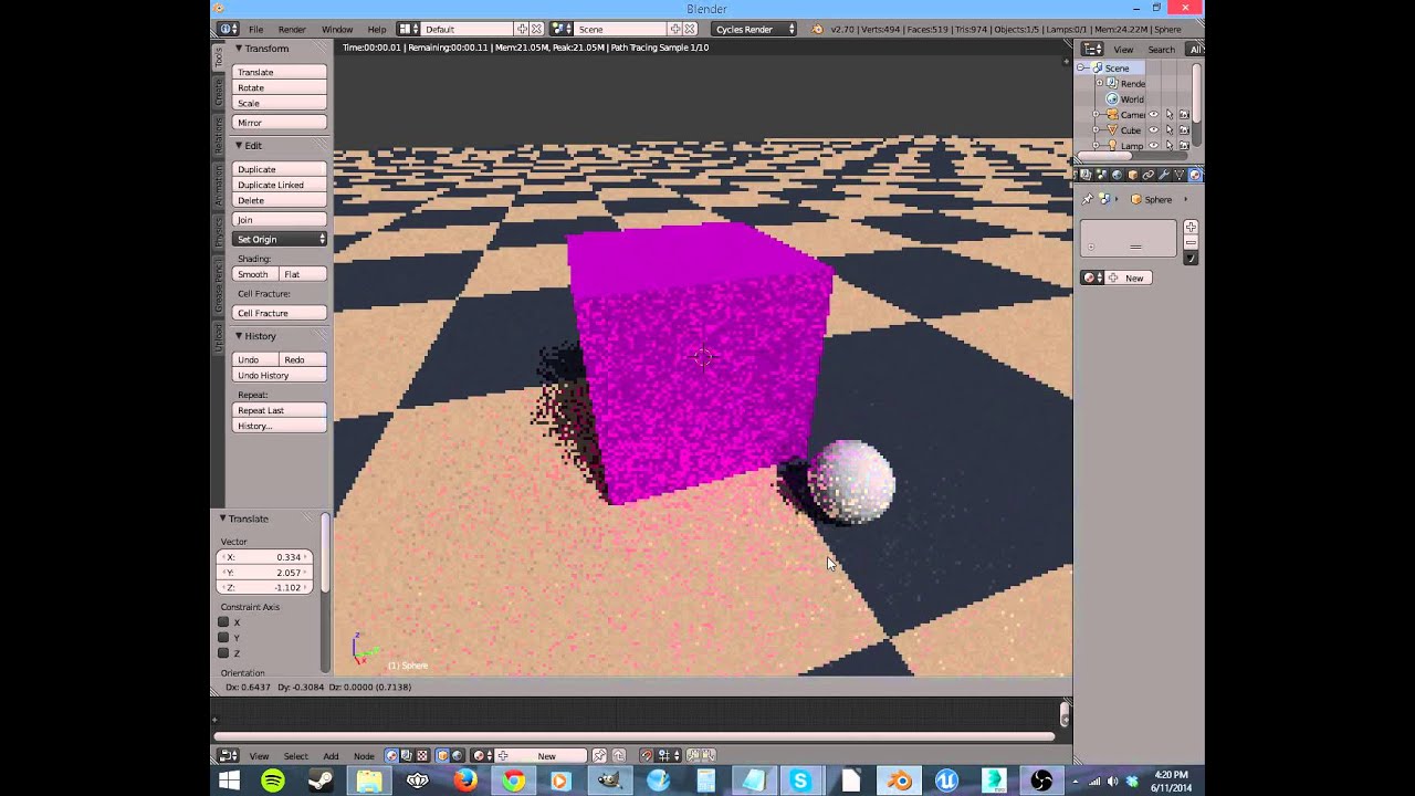 Blender Quick Tips: Snap Button - YouTube