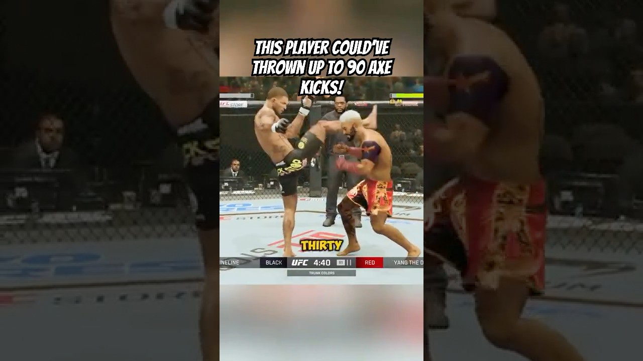 Любитель спамить ударами ногой получает дозу кармы 