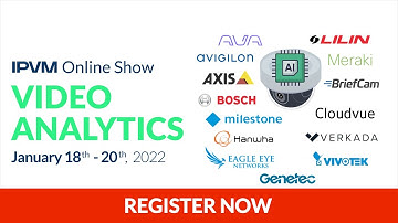 IPVM Video Analytics Online Show - Jan. 18-20th, 2022
