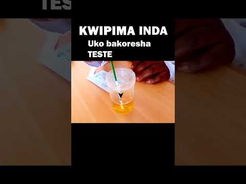 KWIPIMA INDA Ukoresheje Aga Teste Bagura Muri Pharmacy Doctor Ovulation Pregnancy Rapidtest 