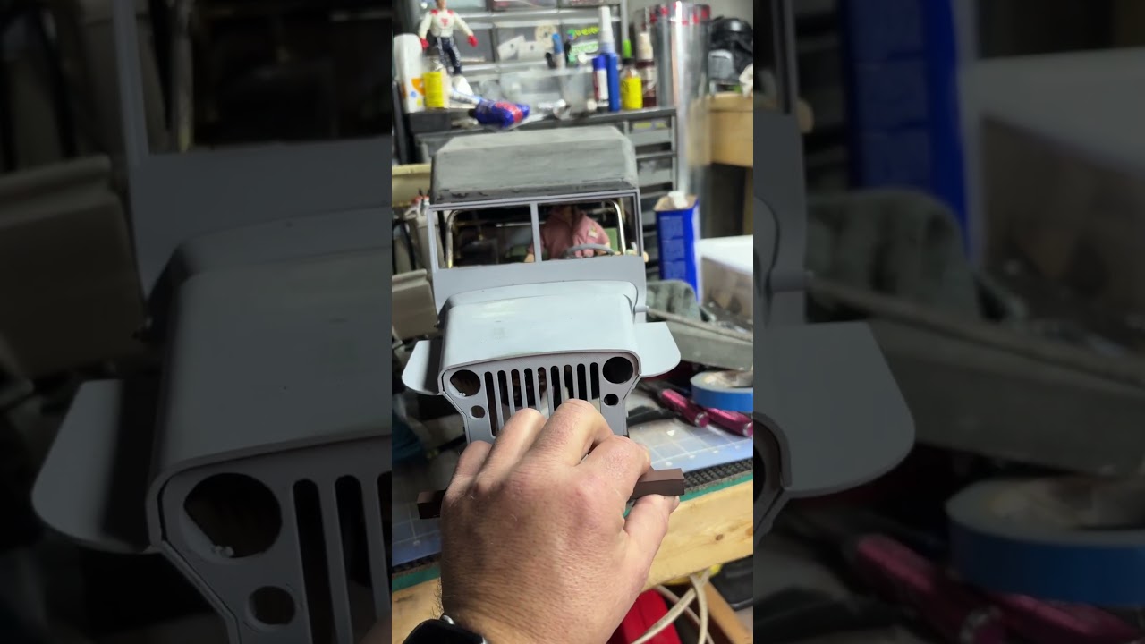 Willy’s roof cut down to fit.  