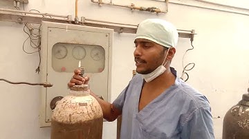 How to install oxygen cylinder in pipeline