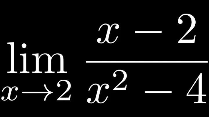 The Limit of (x - 2)/(x^2 - 4) as x approaches 2 with L'Hopital's and Factoring (Two Solutions)