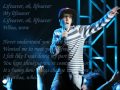 Justin bieber ft jessica jarrell  ovearboard lyrics on screen