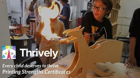 Printing Strengths Certificates in Thrively