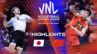 JPN vs.  CHN  Highlights Week 3 | Men's VNL 2023