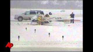 Raw Video: Plane Flips During Landing