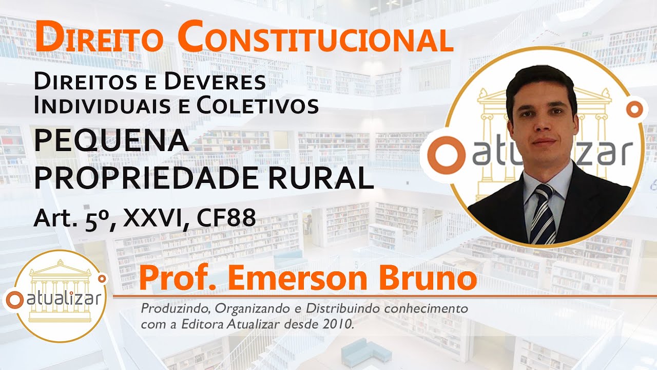 CF88 - Art. 5º, XXVI (Pequena Propriedade Rural)