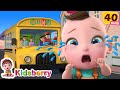 Baby on the bus go wa wa wa  more nursery rhymes  baby songs  kidsberry