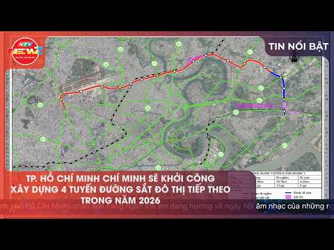 TP. HỒ CHÍ MINH CHÍ MINH SẼ KHỞI CÔNG XÂY DỰNG 4 TUYẾN ĐƯỜNG SẮT ĐÔ THỊ TIẾP THEO TRONG NĂM 2026