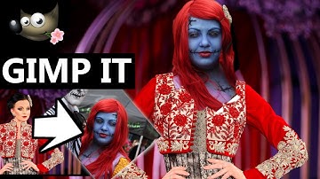 How to Blend Two Faces in GIMP