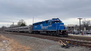 NJ Transit Conrail Heritage Unit EMD GP40PH-2B 4208 on Train 1003 & X60 @ Denville (2/24/25)