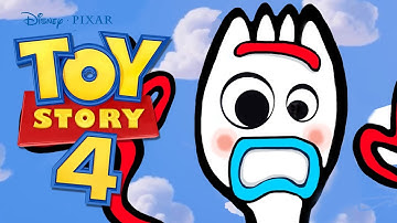 Toy Story 4 | How to Draw Forky | Step by Step Drawing for Kids