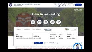 IRCTC website redesign | Figma ui ux design