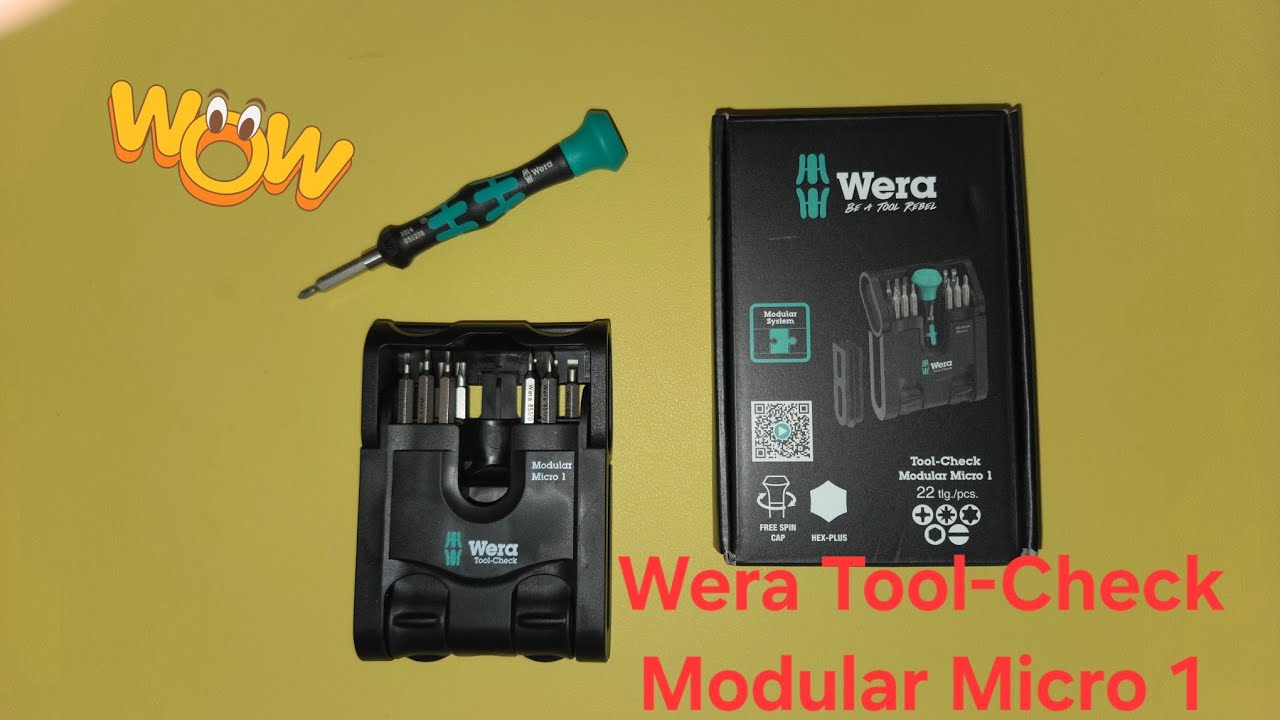 Wera Toolcheck ein praktisches Werkzeug. 