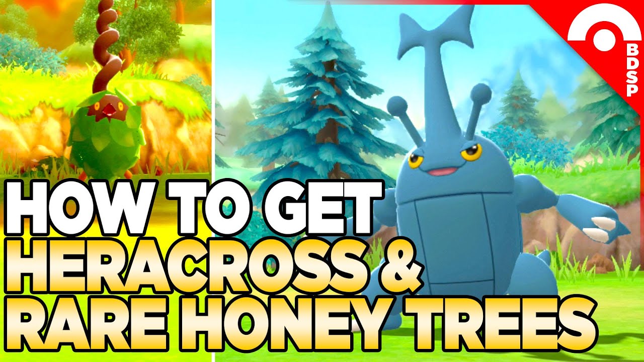 How to Get Heracross & Other RARE Honey Tree Pokemon | Pokemon Brilliant Diamond