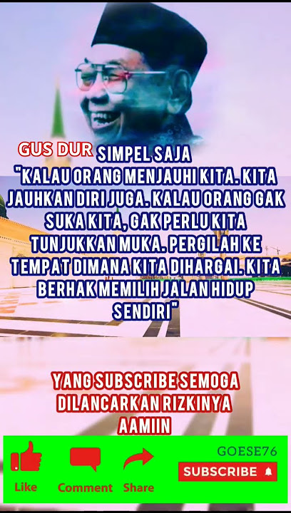 simpel saja #gusdur #gusbaha #quotes #shorts #trending #viralvideo #beranda #fyp #iedmubarak #ngaji