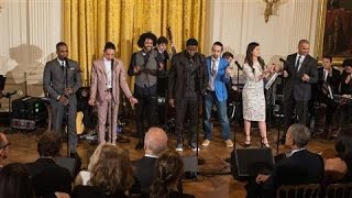 Cast of 'Hamilton' Performs at White House