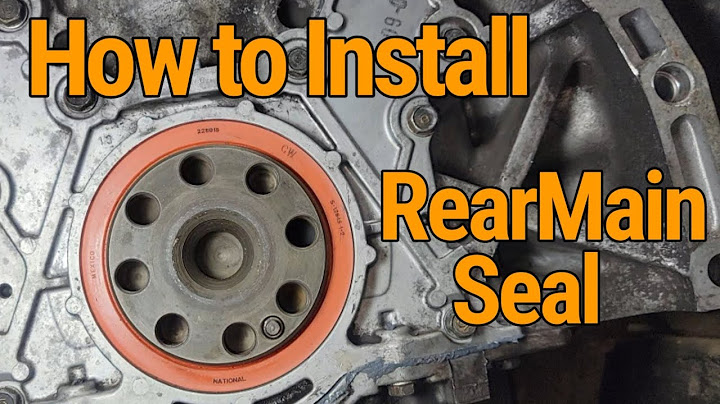 1999 honda civic rear main seal replacement