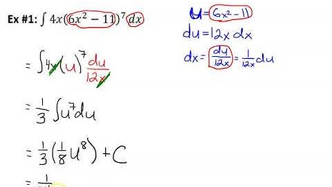 AP Calculus Obj 8.1: SWBAT find integrals of composite functions using u-substitution.