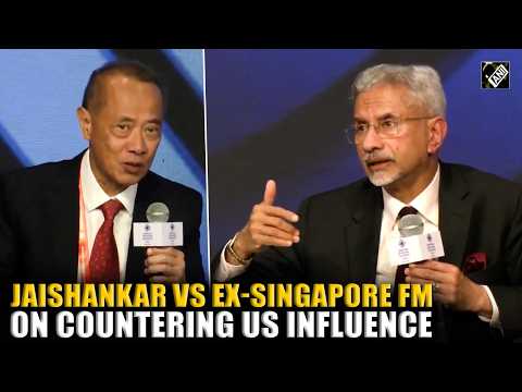 Must Watch! EAM S. Jaishankar Vs Ex-Singapore FM Yong-Boon Yeo on Countering US influence