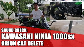Kawasaki Ninja 1000Sx With Orion Cat Delete I Junnel Santos Tv