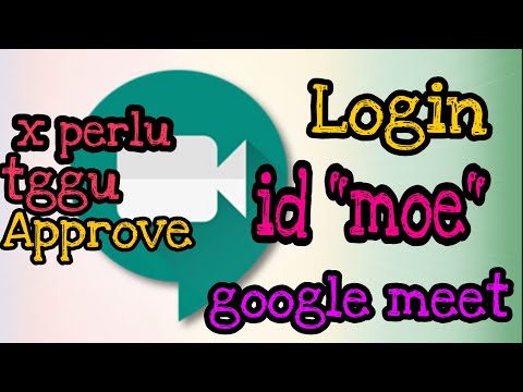 Cara Daftar id moe  (google meet)