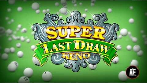 Spielo - Super Last Draw Keno