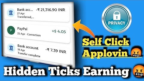 How to make Money Online || Applovin Self Click app How to Work || Anti ban Privacy $100 $200 Daily
