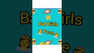 good girls pose📸 vs bad girls pose📸 | soft girl pose vs attitude girl pose #viral #shorts screenshot 2