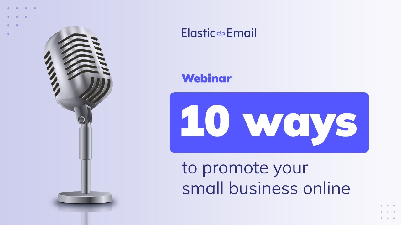 Webinar: 10 effective ways to promote your small business online - YouTube