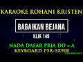 BAGAIKAN BEJANA NADA PRIA | KARAOKE ROHANI KRISTEN, LAGU ROHANI, LIRIK, HD | PSR-SX900