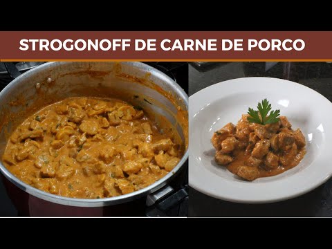 Vídeo: Estrogonofe De Carne De Porco: Características Culinárias