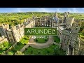 Arundel Castle, England Drone Flight (4K)