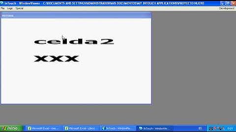 HOW TO CREATE A COMMUNICATION BETWEEN WONDERWARE SCADA INTOUCH AND EXCEL