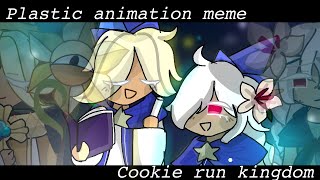 Plastic animation meme||Cookie run||white Lily and pure vanilla cookie(read desc.)