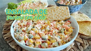 ENSALADA DE SURIMI RENDIDORA & EN 10 MINUTOS - CLASE EN VIVO