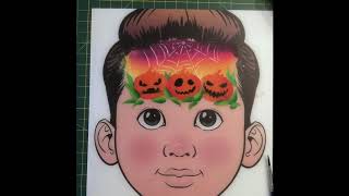 3 minute Pumpkin Patch Face Painting
