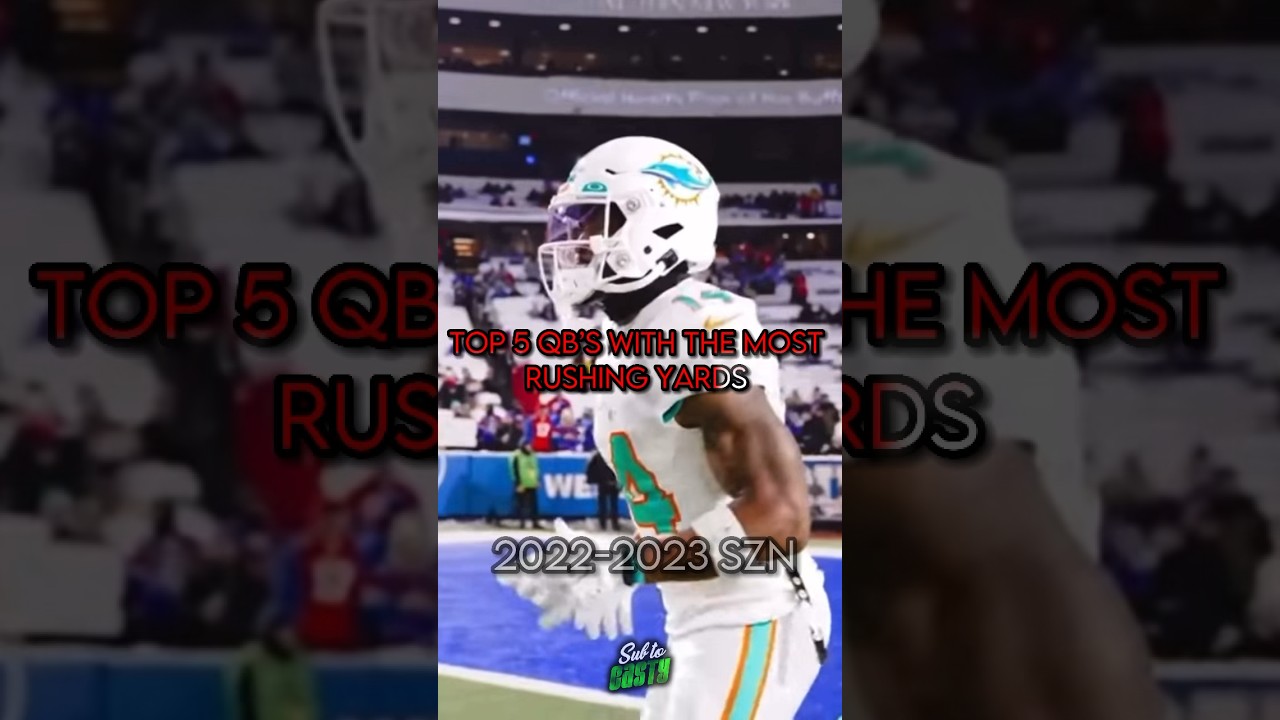 Top 5 QB’s with the most rushing yards 2022-2023 szn #roadto1k #edit # ...