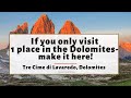 Tre Cime di Lavaredo - our FAVOURITE place in the Dolomites (Drone shots, motorhome parking & more!)